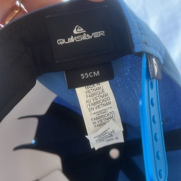 QUIKSILVER BOY'S 8-12 GASSED UP BASEBALL HAT - FRENCH BLUE - Picture 7 of 9